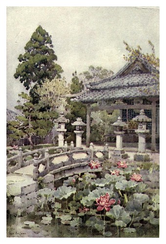 024-Lotos en Kyomidzu-The flowers and gardens of Japan (1908)-  Ella Du Cane