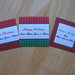 Custom Holiday Christmas Gift Tags Red & Green Seasonal