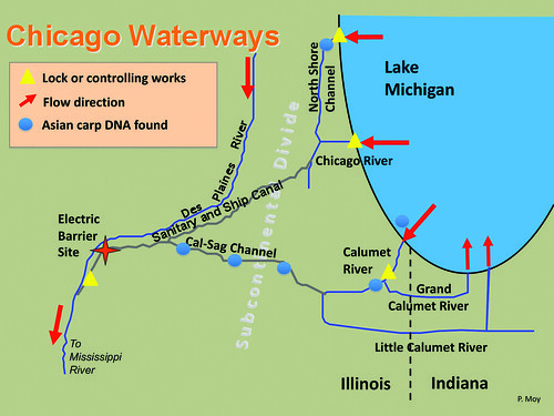 Illinois Water Way Maps 105
