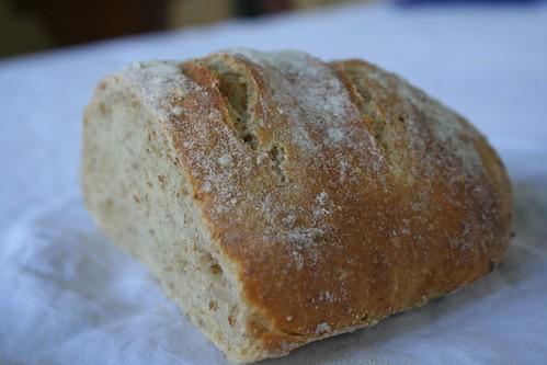 Bran-enriched white bread