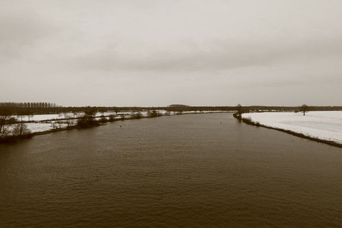 Crossing the Maas/Meuse River...