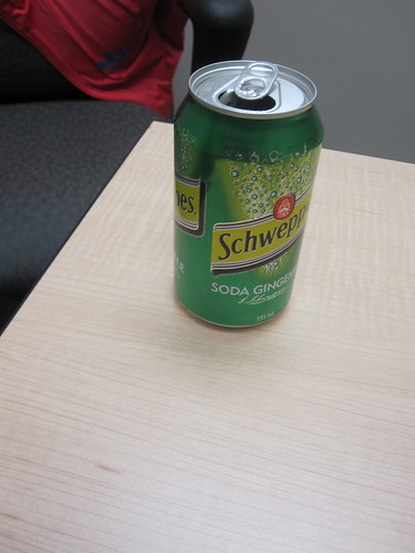 Ginger ale at University of Ottawa recruiting session