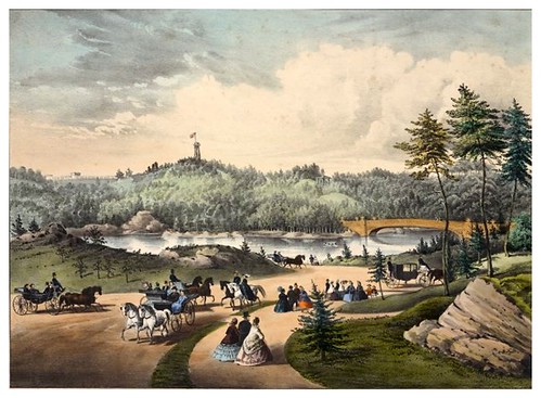 015-New York- El lago de Central Park 1862-The Eno collection of New York City-NYPL