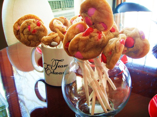 chocolate chip cookie lollipop - cookie bouquet (valentine's day) - 25