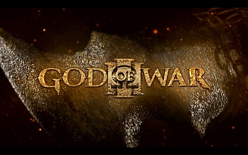 wallpaper god of war 3. God Of War 3 Logo Wallpaper