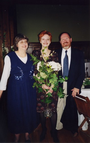Mom, Dad and I at Melissa's Wedding March 3, 2001