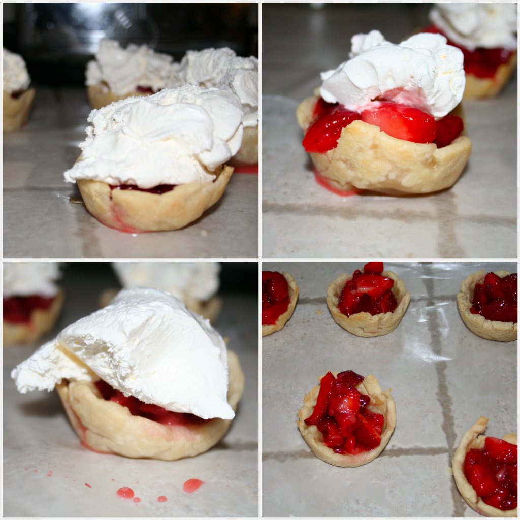 mini strawberry pies