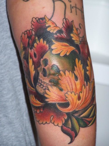  Fall Leaves Tattoo by Autumn Tierney 