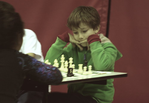 3/13/10 - Jonathon at his first chess tournament