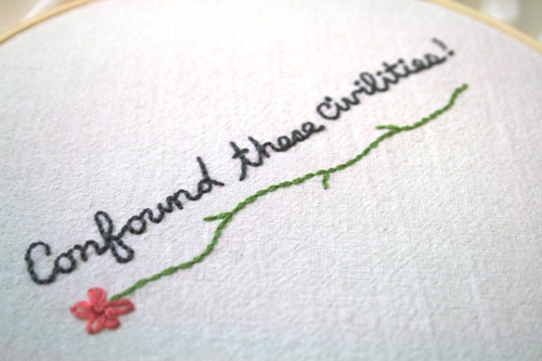Jane Eyre embroidery
