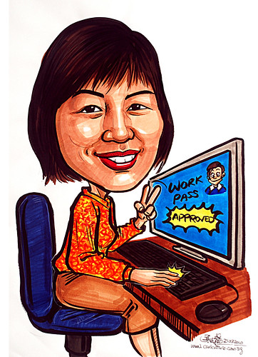 Caricature for Ministry of Manpower - 9