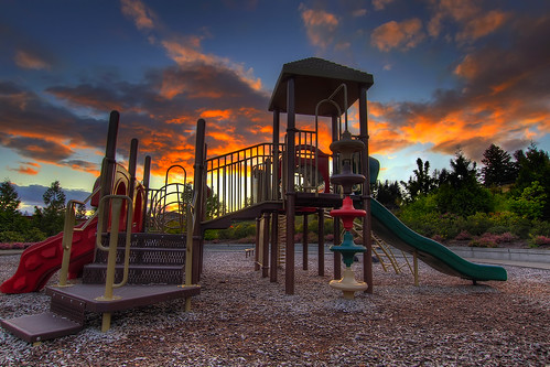 My Playground at Sunset - HDR