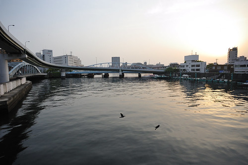 安治川 The river Aji