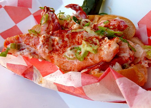 Maine-style lobster roll