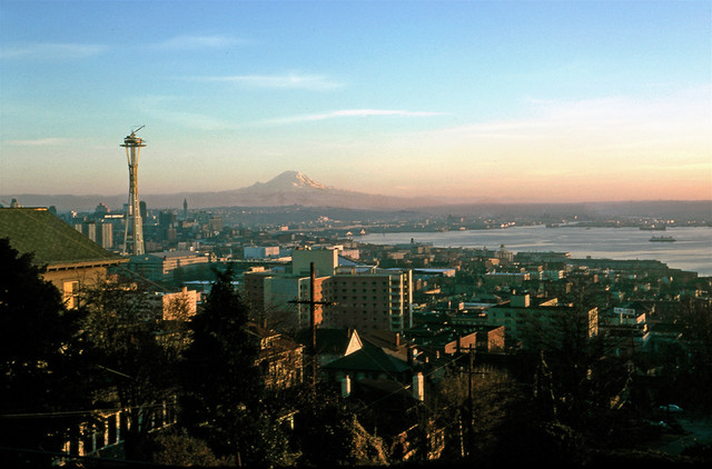 Space Needle 1961, Taken from Kerry Park , Queen Ann Hill