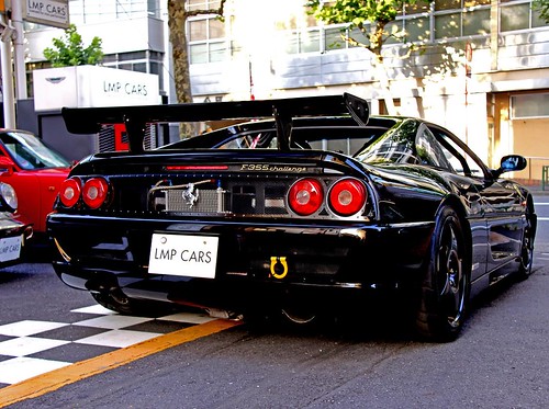 Caged blackonblack Ferrari F355 Challenge is the very definition of sex 