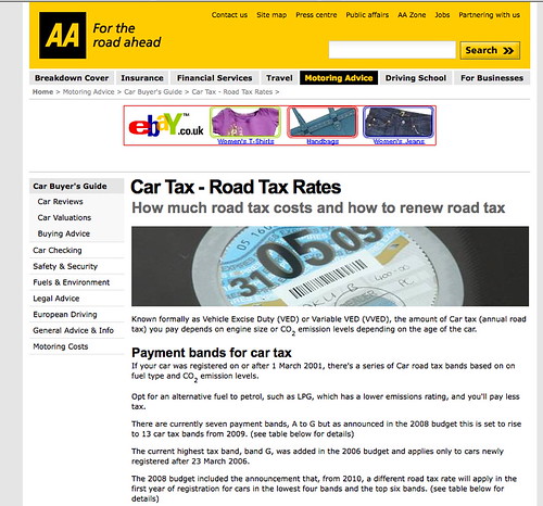 AA: but road tax was abolished in 1936 