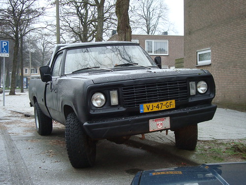 1976 Dodge W200 Skitmeister Tags auto holland classic netherlands car 