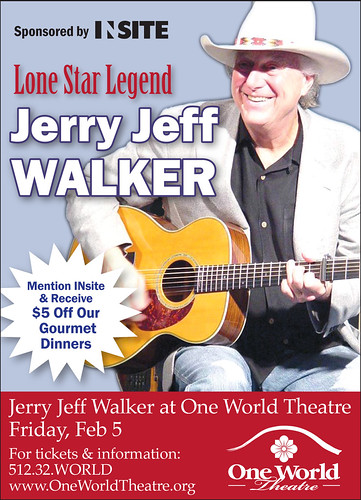 Jerry Jeff Walker @ One World Theatre
