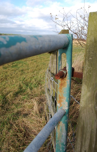 Farm gate near Widdrington