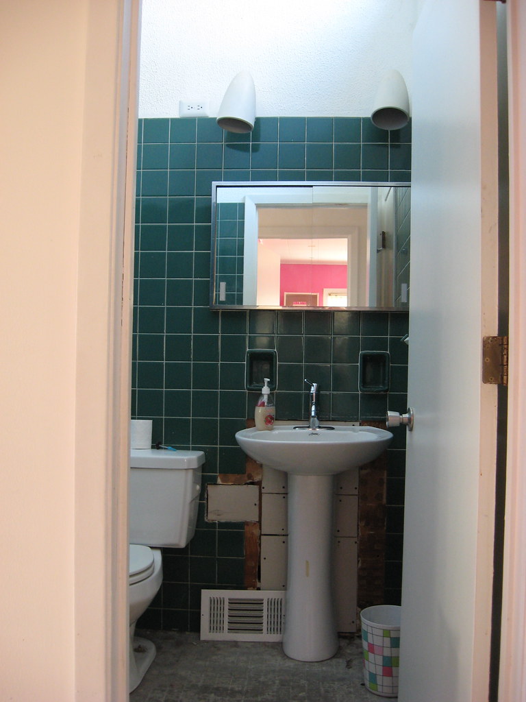 Hall Bathroom - BEFORE - January 2010