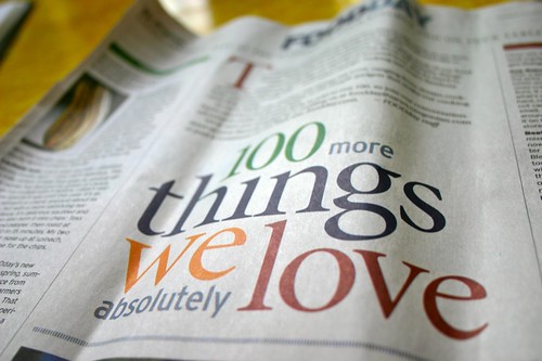 100 things we love