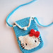 Crochet "Hello Kitty" purse