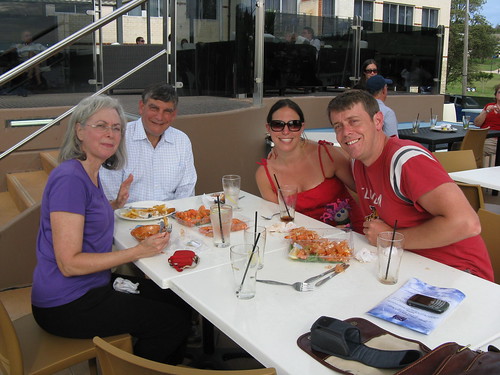 with the Rosenthals (and large prawns)