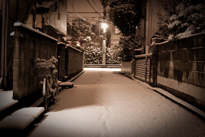 Meguro snow street_6986