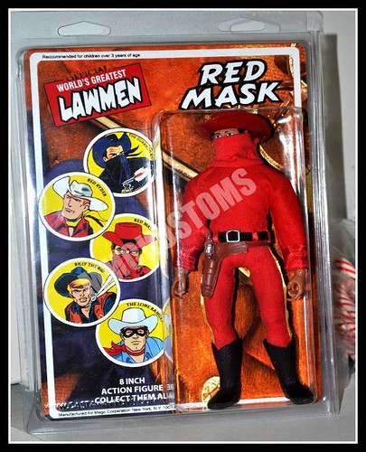 MM RED MASK-CUSTOM FIGURE CARDED