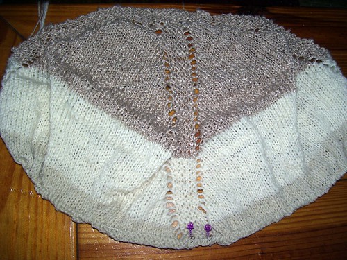 Beginning of shawl