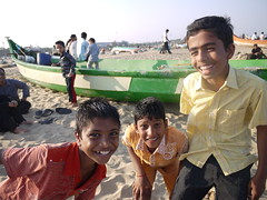 Kids on Marina Beach