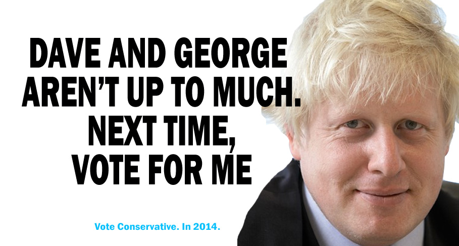 Tory poster spoof - Boris