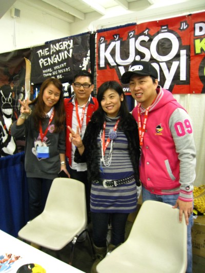 Kuso Vinyl at Wondercon 2010