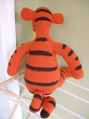Crocheted Tigger back