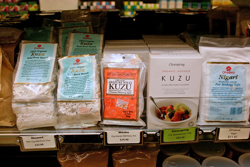 Organic kuzu powder and nigari for making tofu!