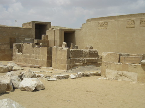 The exterior of Kagemni's Tomb?