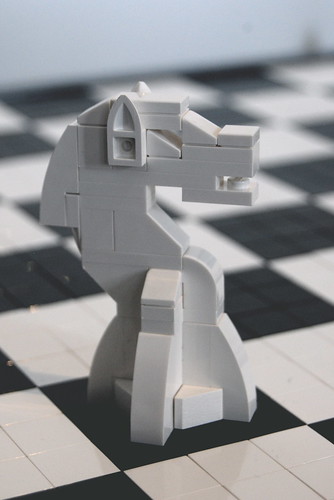 Lego Chess White Knight