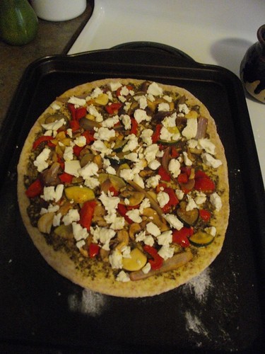 pizza with toppings