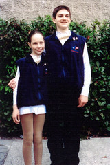 Chrissy and Will at the 2001 North American Challenge Skate in Vancouver.