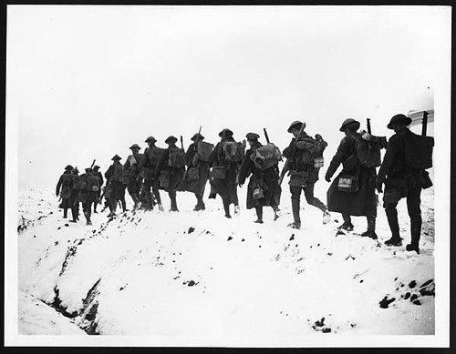 world war 1 soldiers marching. British soldiers marching over