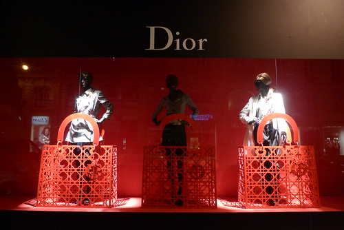 Vitrines Dior au Bon Marché - Paris, octobre 2010