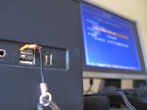 Webconverger USB boot testing