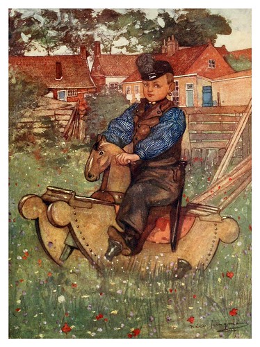 005- Un niño de Veere a lomos de un caballo de balancín-Holland (1904)- Nico Jungman