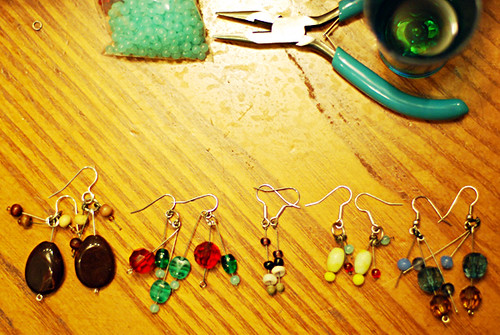 earrings line-up