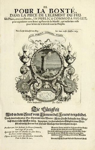 004- Divisa del tapiz el fuego para la bondad-Tapisseries du roy, ou sont representez les quatre elemens 1690- Sebastien Le Clerc