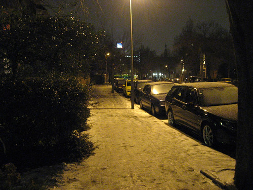 My street after days of icyness