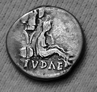 Judea Capta denarius of Vespatian