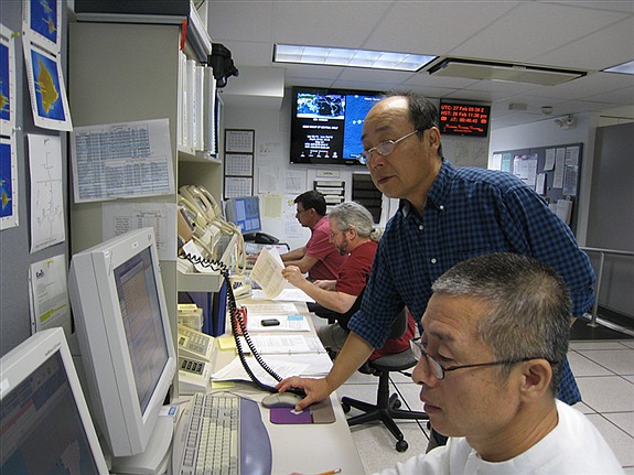 PTWC operation room (Photo courtesy of NOAA)