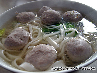 The best beef ball kway tiao in Shantou